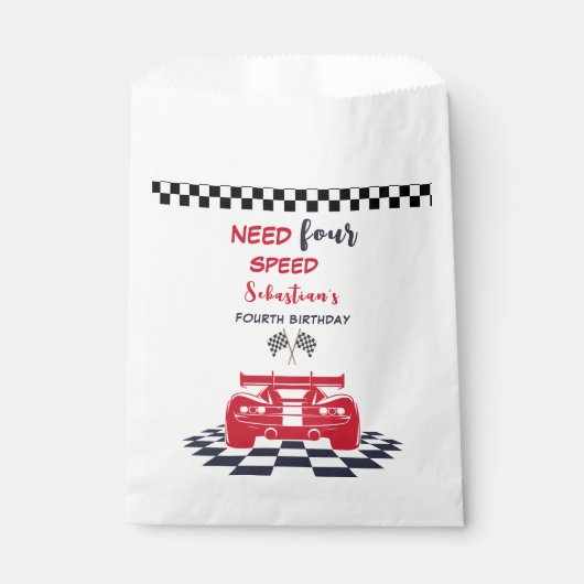 Verjaardag van vier kinderen nodig bedankzakje (Voorkant)