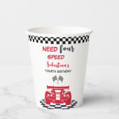 Verjaardag van vier kinderen nodig papieren bekers (Voorkant)