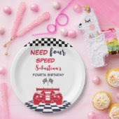 Verjaardag van vier kinderen nodig papieren bordje (Feest)