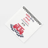 Verjaardag van vier kinderen nodig servet (Hoek)