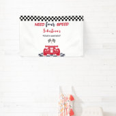 Verjaardag van vier kinderen nodig spandoek (Insitu)
