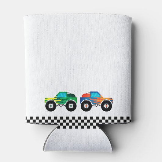 Verjaardag van vier snelheidsmonstervrachtwagen no blikjeskoeler (Achterkant)