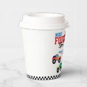 Verjaardag van vier snelheidsmonstervrachtwagen no papieren bekers (Rechts)