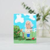 Verjaardag van Washington Feestdagenkaart (Staand voorkant)