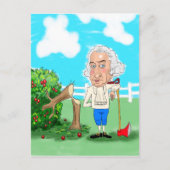 Verjaardag van Washington Feestdagenkaart (Voorkant)