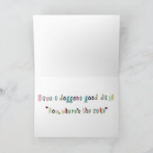 Verjaardag van wij allemaal Wenskaart Kaart (Binnen)