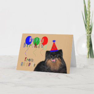 Verjaardag van wij allemaal Wenskaart Kaart