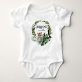 Verjaardag van Wild One 1 | Kroon van de Koning de Romper (Voorkant)