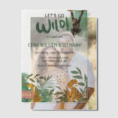 Verjaardag van wilde Oerwouden Vellum Uitnodigingen (Offset (Koppel))