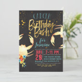 Verjaardag van zodiakanker kaart (Staand voorkant)