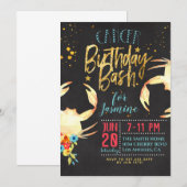 Verjaardag van zodiakanker kaart (Voorkant / Achterkant)