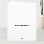 VERJAARDAG VANILLE IJS WENSKAART KAART (Achterkant)