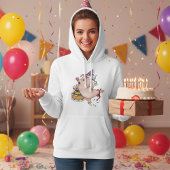 Verjaardag Varken Feesten Vrouwen Hoodie