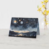 Verjaardag Veel manen geleden Kaart (Gele Bloem)