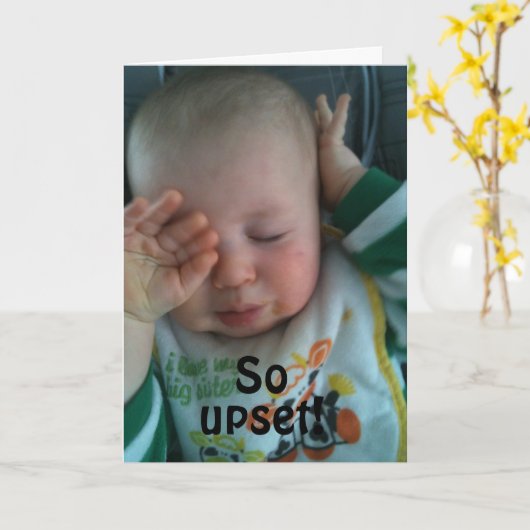 "VERJAARDAG VERGETEN" WAT IS ER MIS MET MIJ? KAART (Gele Bloem)