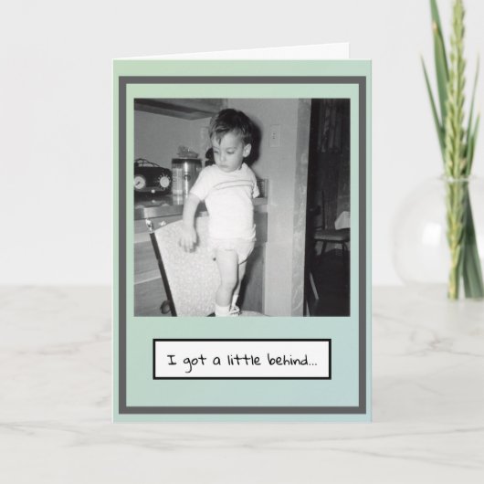 Verjaardag Verlate Kaart (Voorkant)