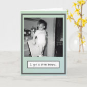 Verjaardag Verlate Kaart (Gele Bloem)