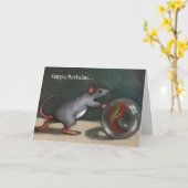 Verjaardag: Verloren Marmer: Grappig: Origineel Kaart (Gele Bloem)