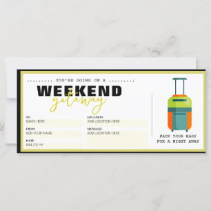 Verjaardag verrassing reis cadeaubon