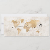 Verjaardag verrassingsboardingtrip Ticket Kaart (Achterkant)