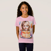 🎉 "Verjaardag Vibes T-shirt – Vier het in stijl!" (Voorkant volledig)