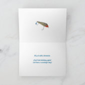 Verjaardag Vintage Fishmaster Sylvester Flaptail Kaart (Binnen)