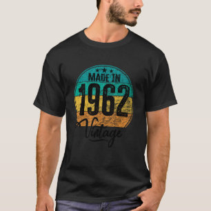 Verjaardag Vintage Verjaardag Jaar 1962 Bday T-shirt