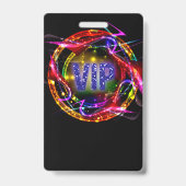 Verjaardag VIP Pas Badge Uitnodiging (Achterkant)