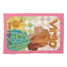  Verjaardag Virgo Zodiac Theedoek