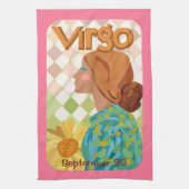  Verjaardag Virgo Zodiac Theedoek (Verticaal)