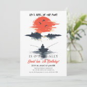 Verjaardag vissen kaart (Staand voorkant)