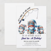 Verjaardag vissen kaart (Voorkant / Achterkant)