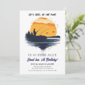 Verjaardag vissen kaart (Staand voorkant)