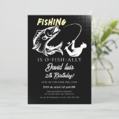 Verjaardag vissen kaart (Staand voorkant)