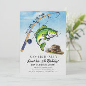 Verjaardag vissen kaart (Staand voorkant)