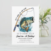 Verjaardag vissen kaart (Staand voorkant)