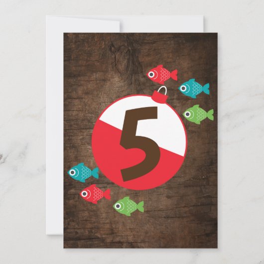 Verjaardag Visvangst Kaart (Achterkant)