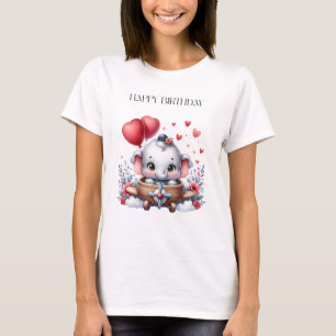 Verjaardag Vliegende Olifant T-shirt