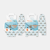 Verjaardag vliegtuigpiloot bedankdoosjes (Uitgevouwen)