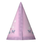 Verjaardag vlinder custom designs Party Pet Feesthoedjes (Achterkant)
