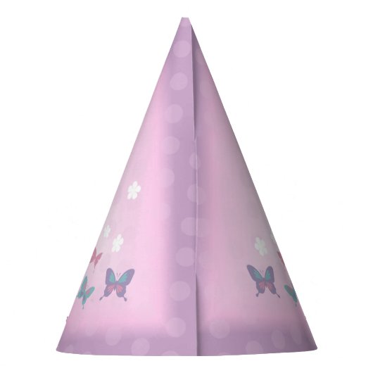 Verjaardag vlinder custom designs Party Pet Feesthoedjes (Achterkant)