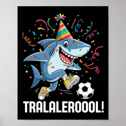 Verjaardag Voetbal Meme Doelpuntmaker Modus Geacti Poster (Voorkant)
