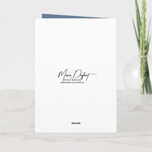 Verjaardag Volle Maan In Ocean Wave Kaart (Achterkant)