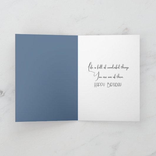 Verjaardag Volle Maan In Ocean Wave Kaart (Binnen)