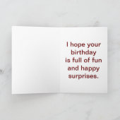 Verjaardag voor 3-jarig meisje kaart (Binnen)