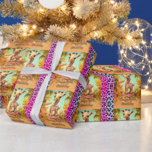 Verjaardag voor 4 jaar cadeaupapier