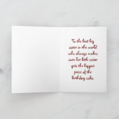 Verjaardag voor Big Sister Kaart (Binnen)