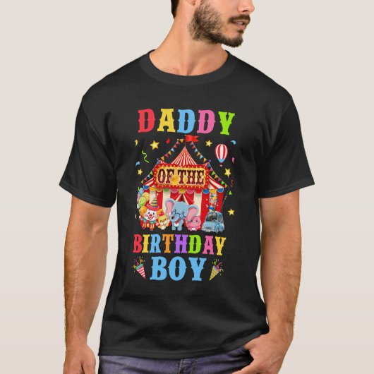 Verjaardag voor Boy Circus Carnaval T-shirt (Voorkant)