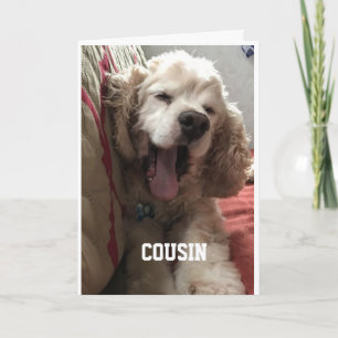 **VERJAARDAG** voor "COUSIN" Kaart