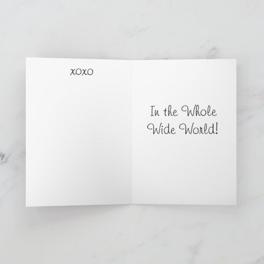 verjaardag voor de beste Mimi Kaart (Binnen)